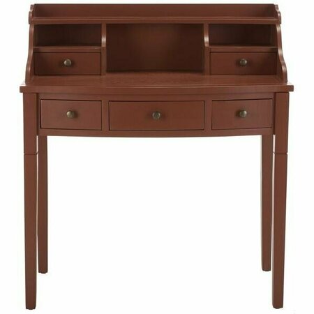 SAFAVIEH Landon Writing Desk- Henna Brown - 40.5 x 19.1 x 36.2 in. AMH6516G